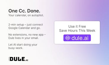 Dule for Google Calendar gallery image
