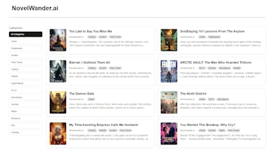 NovelWander.ai gallery image