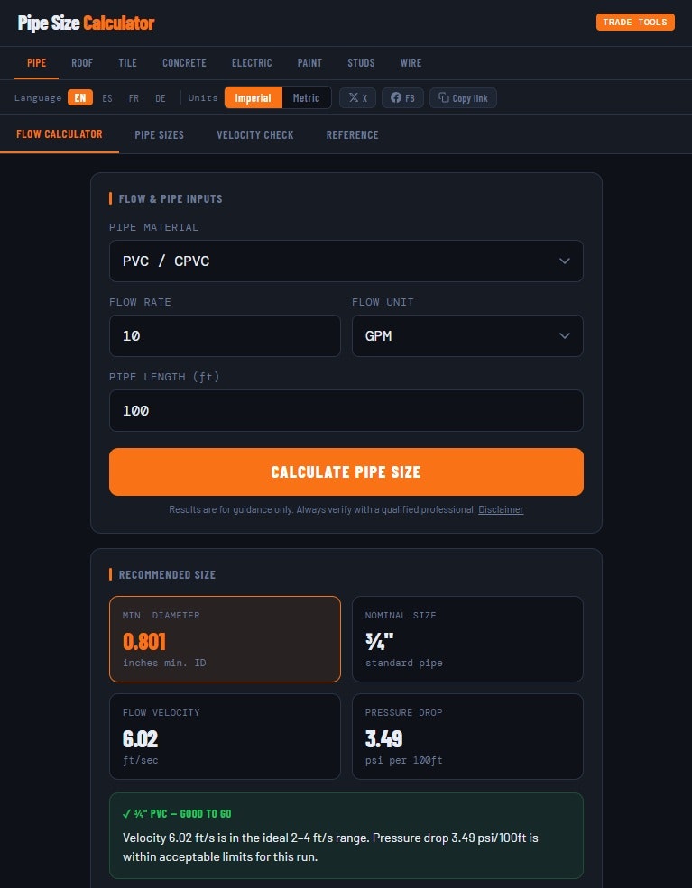 Trade Tools - Free tool for Construction gallery image