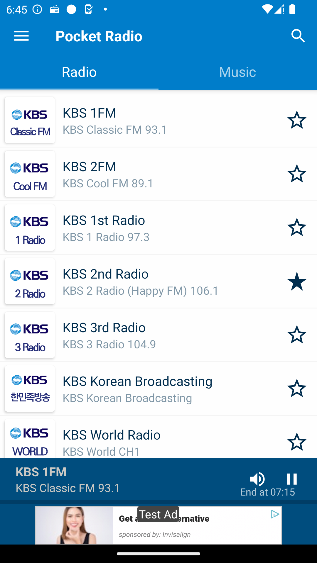 Pocket Radio -K - AM FM trực tuyến media 1
