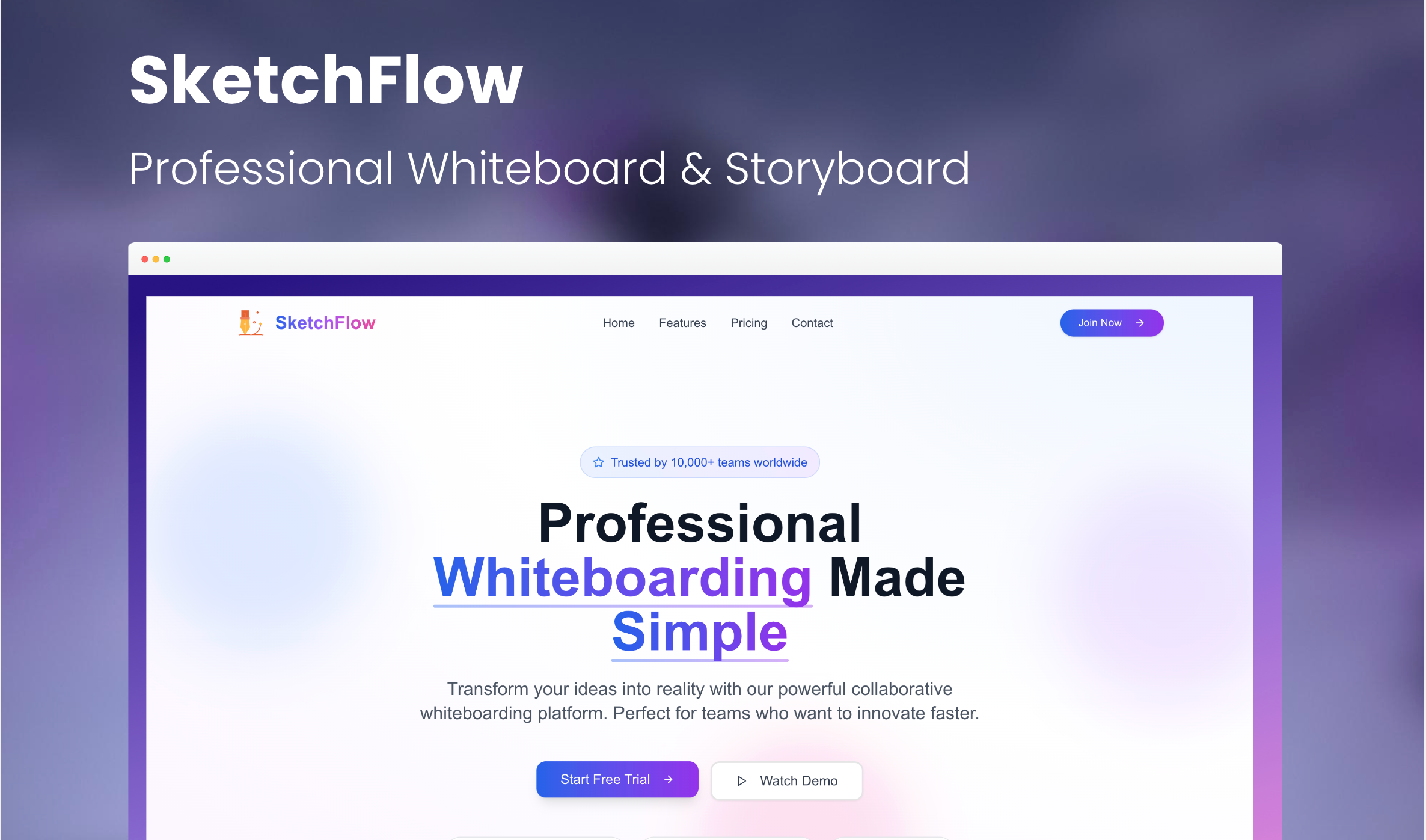 Flusso di schizzi - La lavagna e lo storyboard professionali sono stati facili media 1