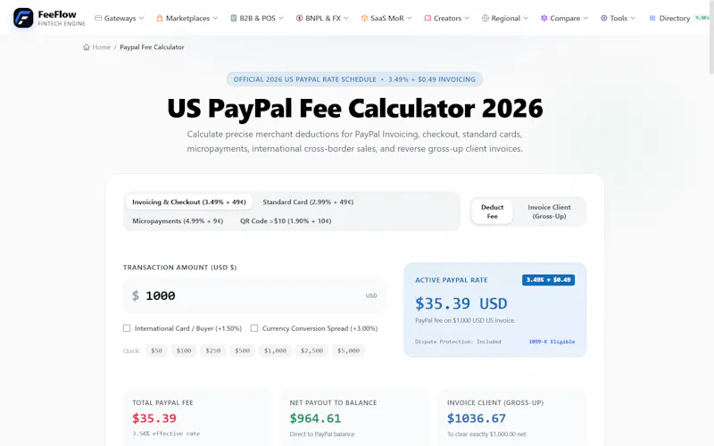 FeeFlow screenshot 2