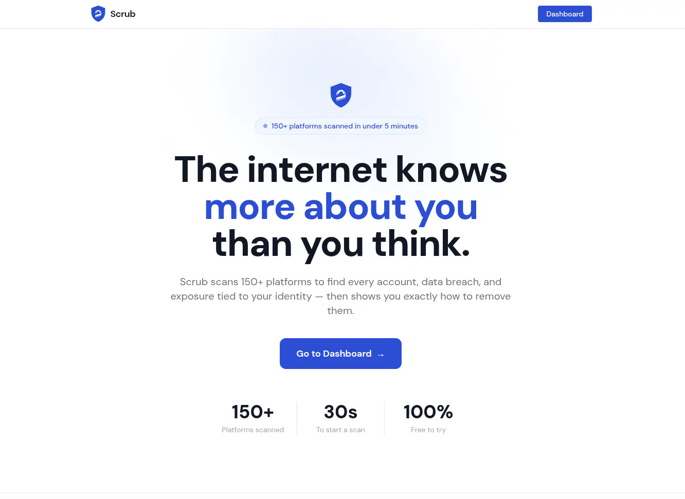 Banner del producto Scrub: Know Your Digital Footprint
