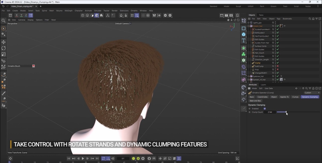 Ornatrix C4D V3 media 4