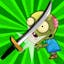 Ninja Kid Knife Flip Challenge - Dash and Slash