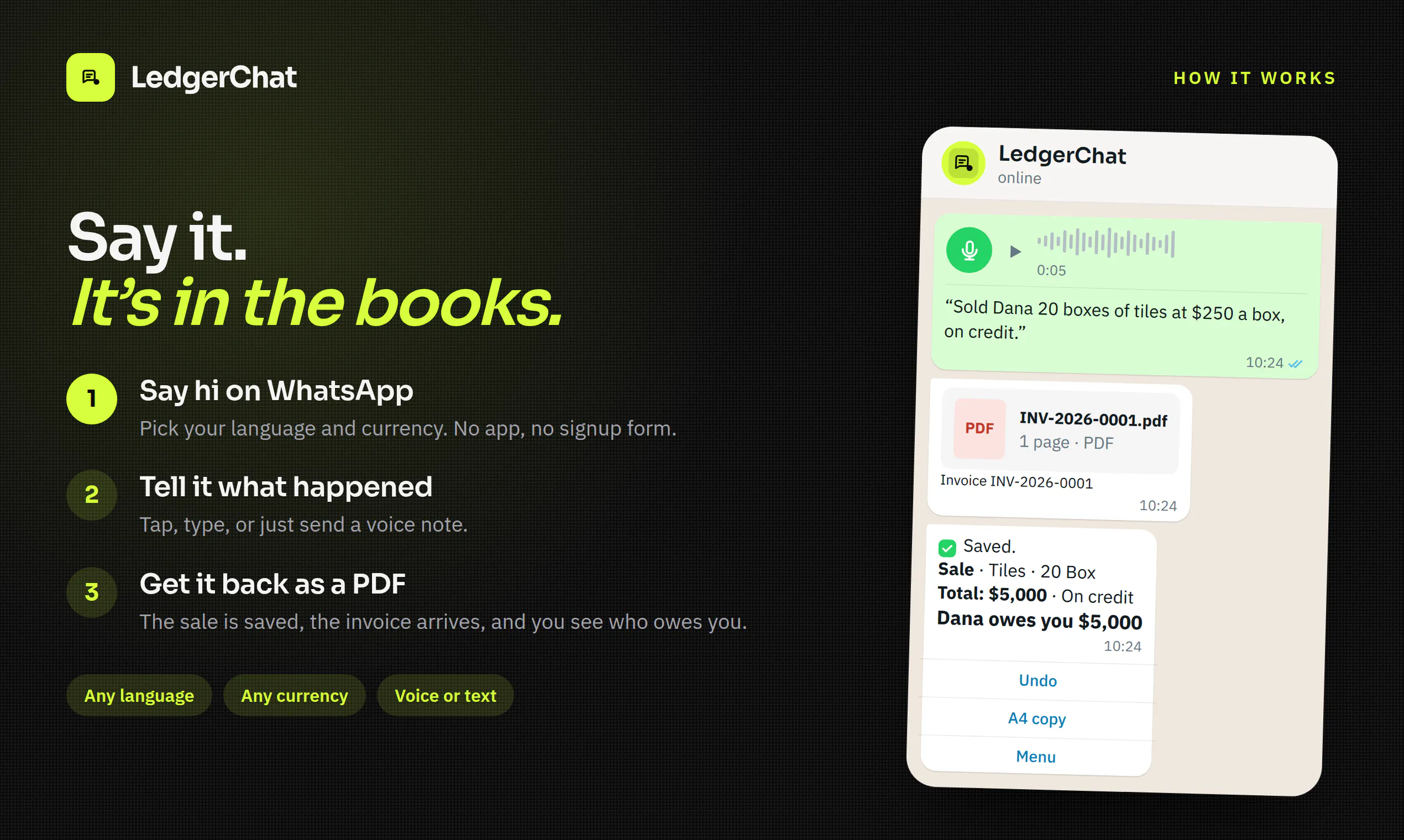 LedgerChat gallery image