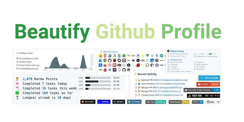 Embeleze o perfil do GitHub media 1