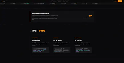 SatsAPI - Bitcoin intelligence API gallery image