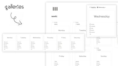 Notion Habit Tracker gallery image