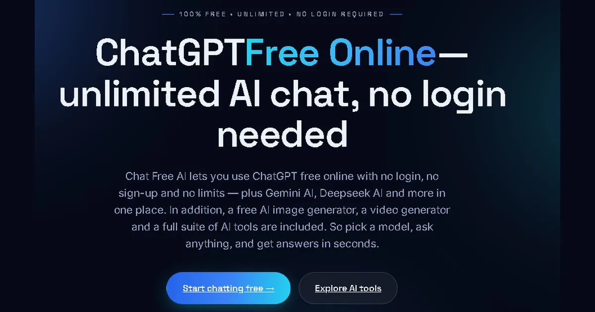 Chat Free AI gallery image