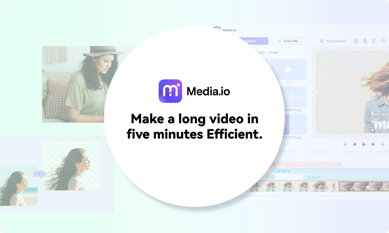 โปรแกรมแก้ไขวิดีโอออนไลน์โดย Media.io media 2