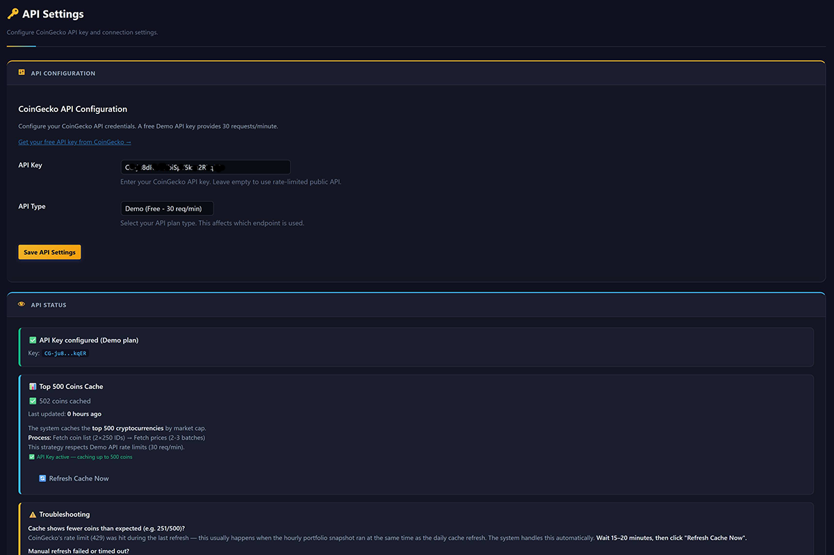 Sakurato Crypto Portfolio Tracker gallery image