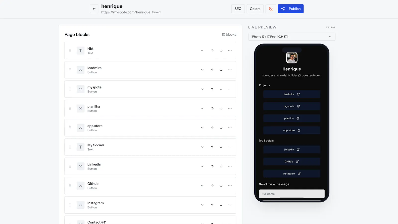 myspote screenshot 3
