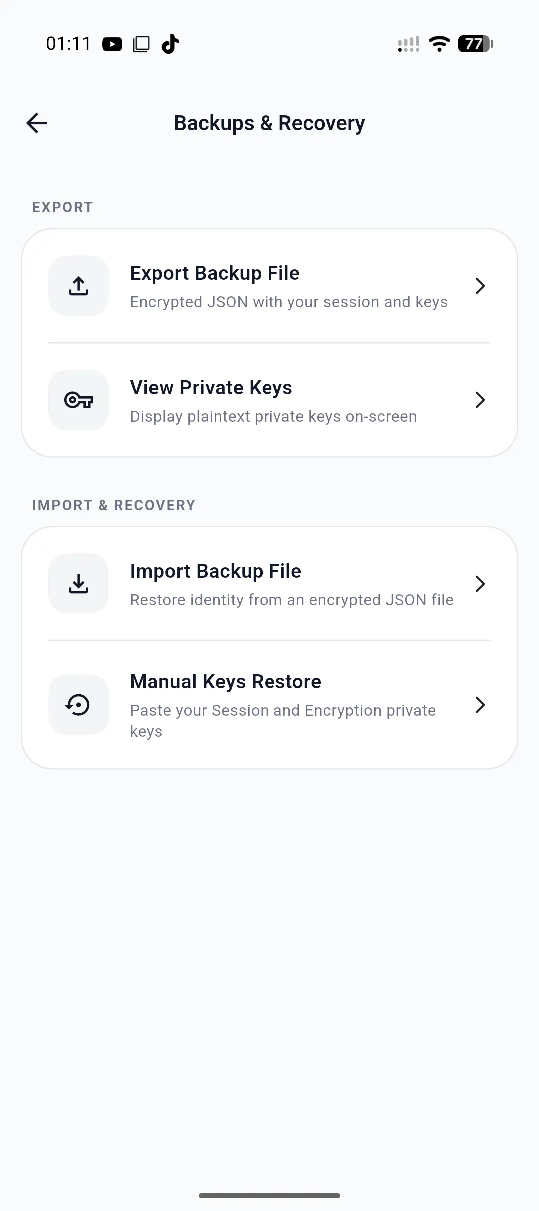 Snapchain gallery image