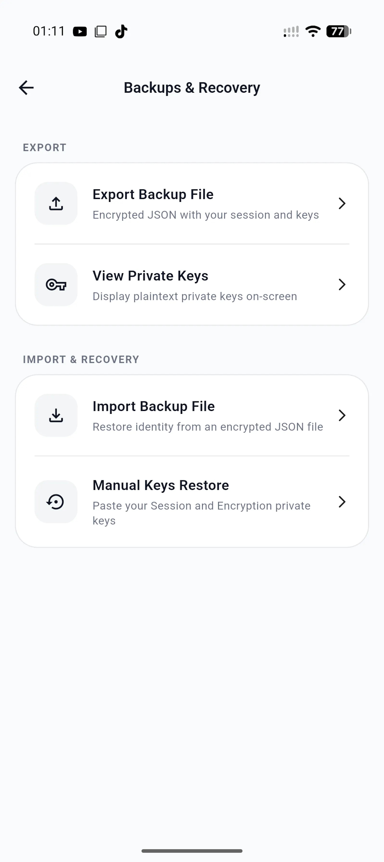 Snapchain screenshot 9