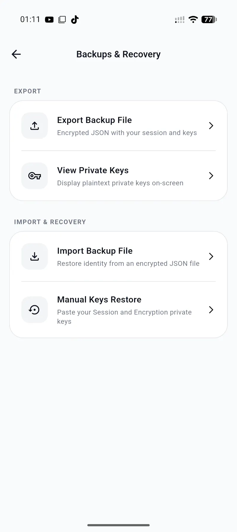Snapchain screenshot 9
