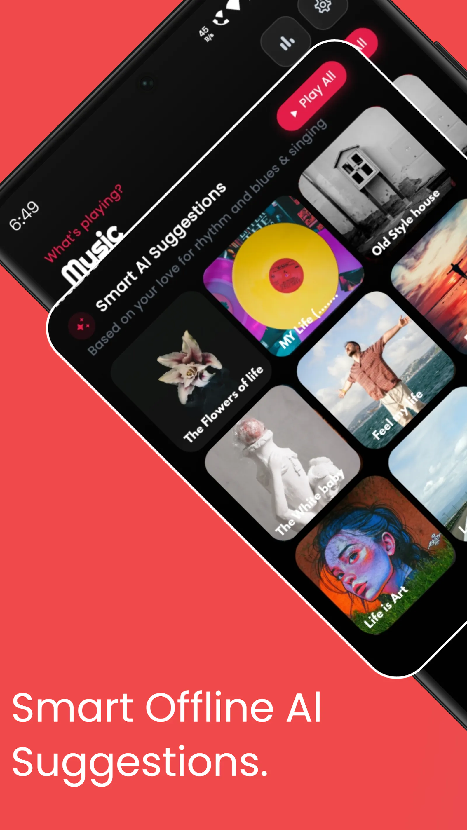 Ghost Music: Offline AI Player screenshot 1