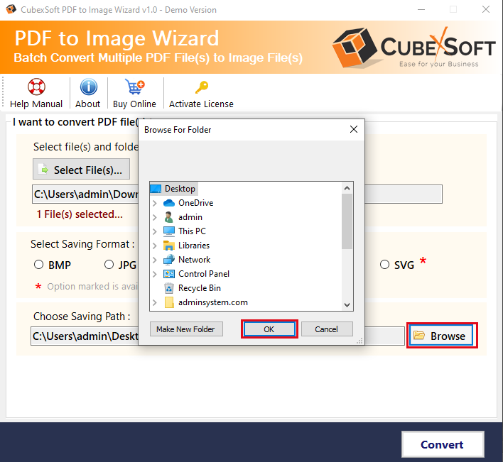 CubexSoft PDF에서 이미지 도구 - PDF 파일을 PNG, JPG 등으로 변환하는 빠른 및 직접 방법. 미디어 4