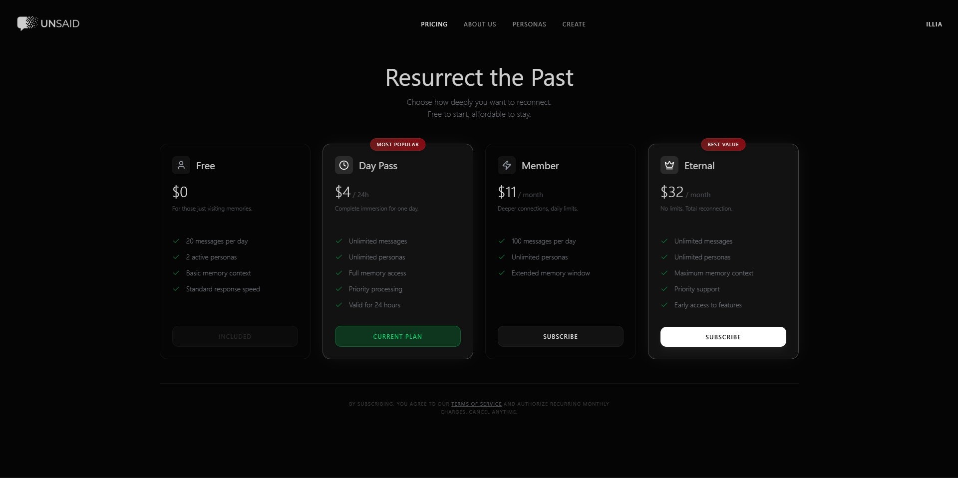Unsaid — Resurrect the Past with AI gallery image