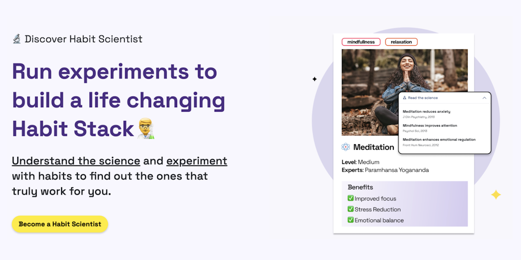 Habit Scientist (Powered by DEXA AI)
