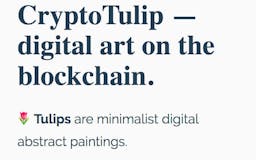 CryptoTulip media 2