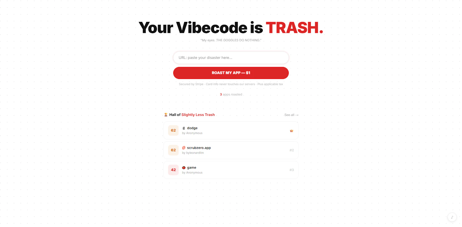 Your Vibecode is TRASH screenshot 1