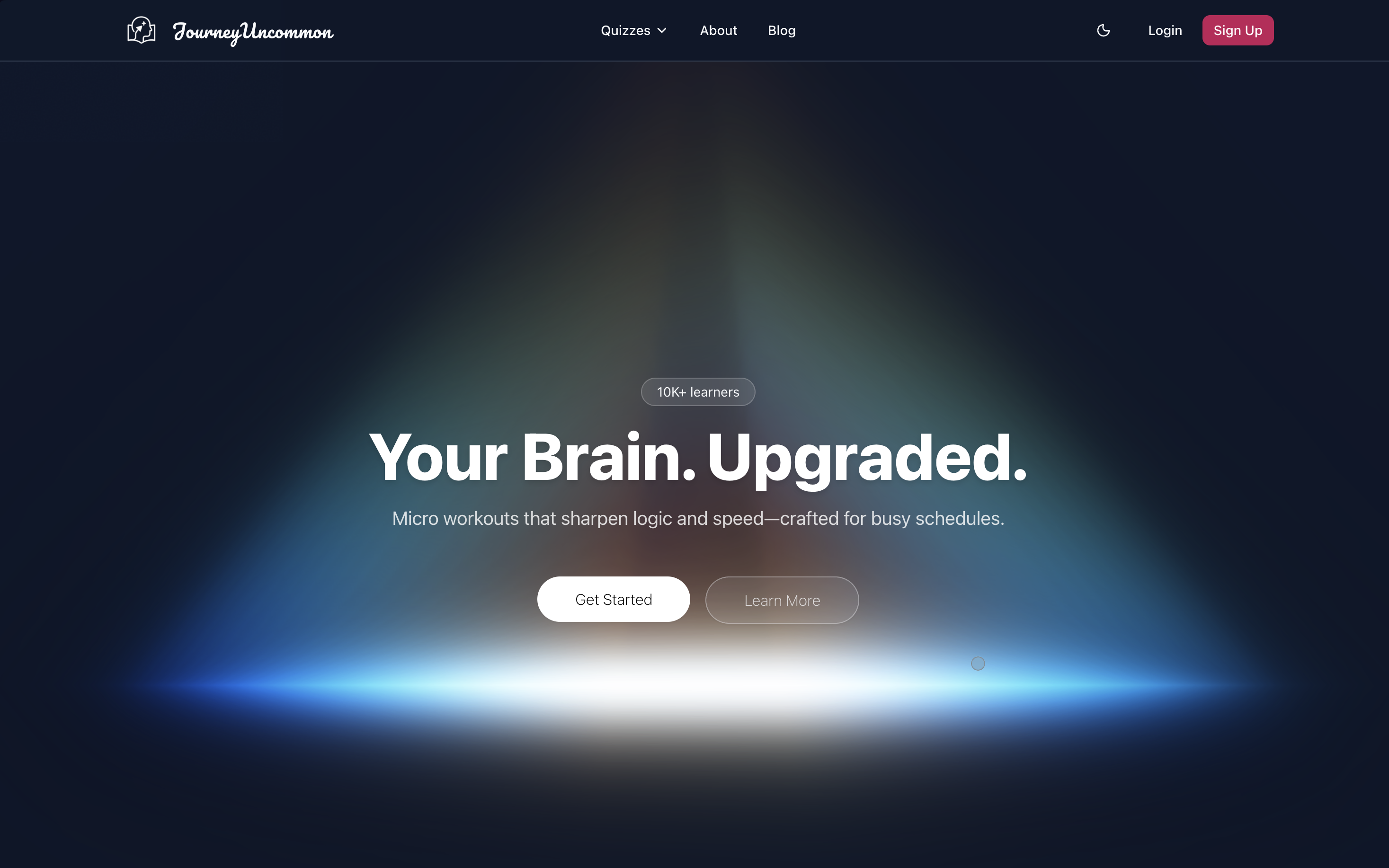 JourneyUncommon - Main screenshot showing features and interface