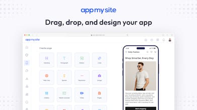 Website to app builder gallery image