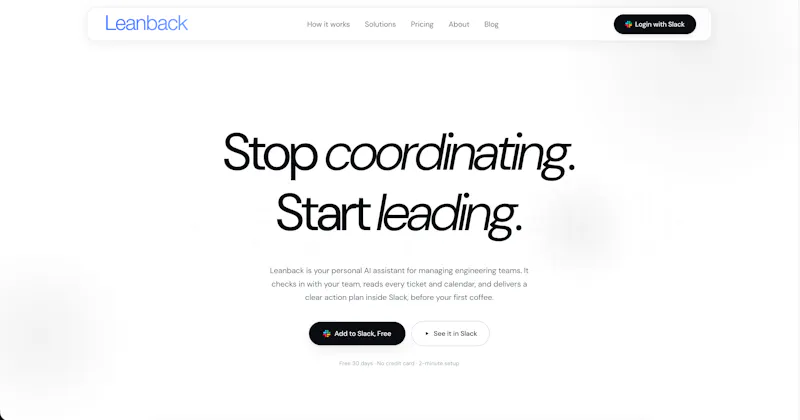 Leanback screenshot 2