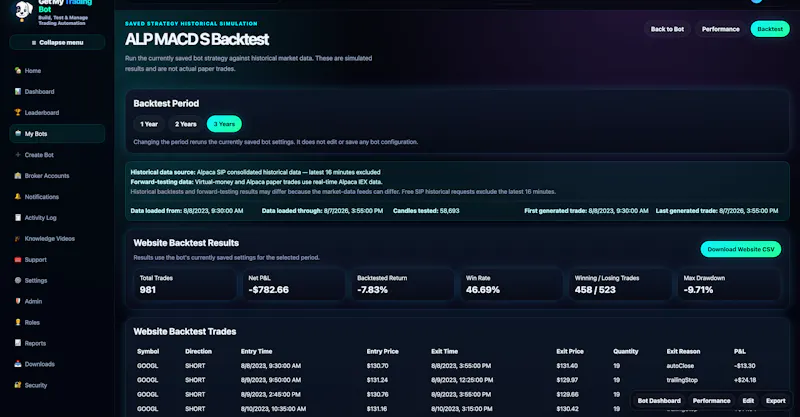 GetMyTradingBot screenshot 4