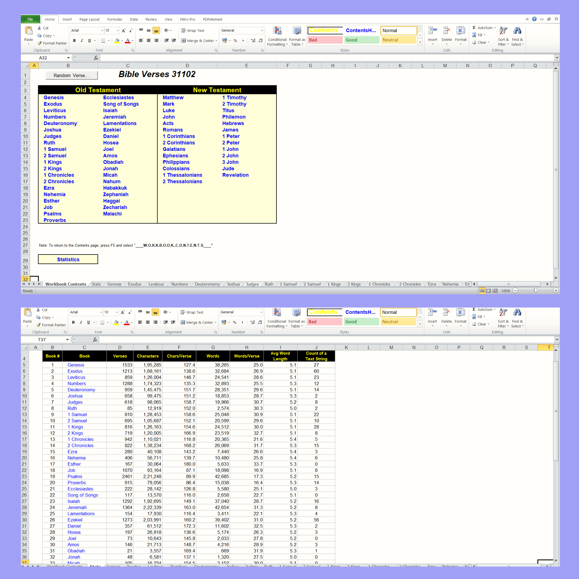 31102 Bible Verses Spreadsheet media 3