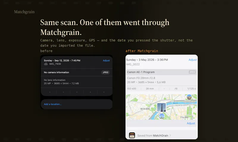 MatchGrain screenshot 1