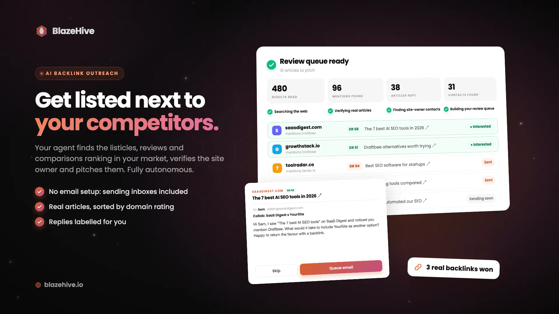 BlazeHive: #1 AI SEO Agent on Autopilot gallery image