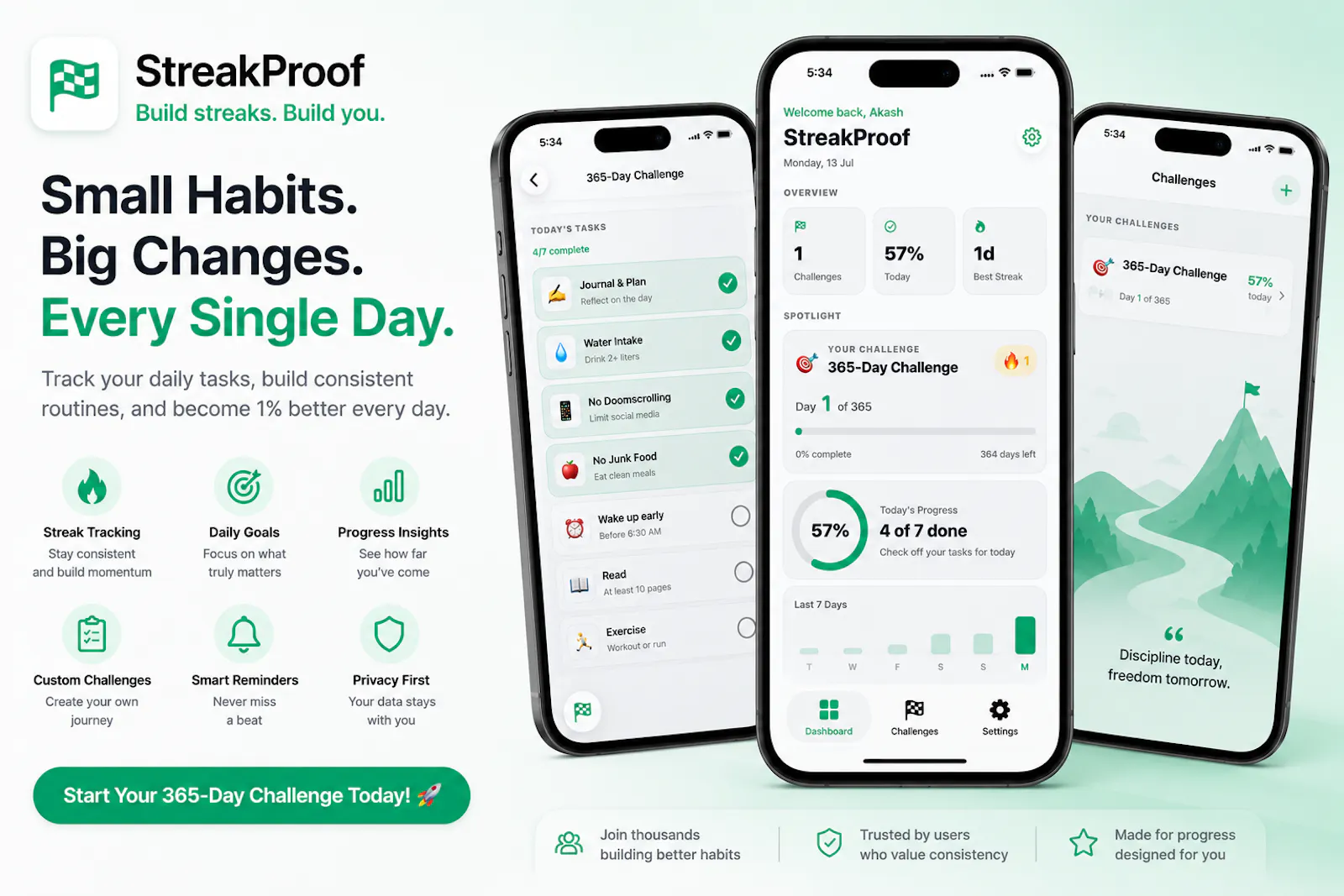 365-Days Challenge - Streakproof screenshot 4