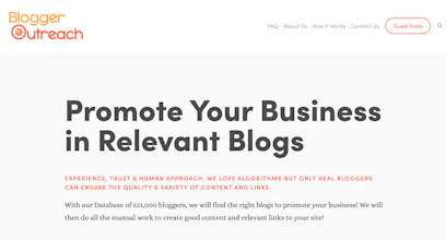 Blogger Outreach Services gallery image