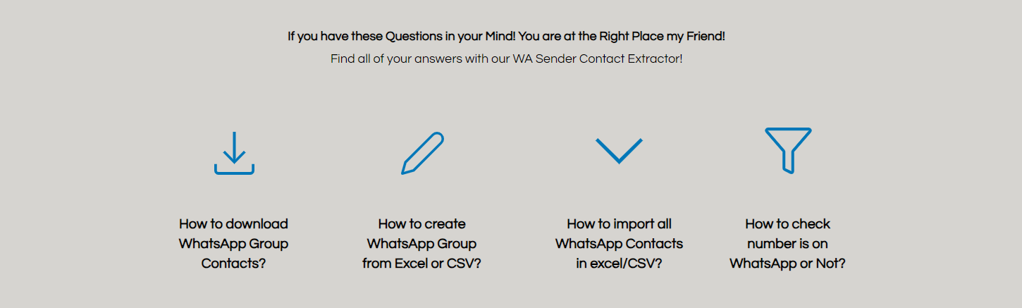 WA接觸提取器 - WhatsApp最佳組聯繫電話提取器 media 5