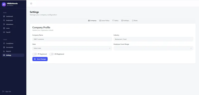 HRM Softworks - HR Management Platform screenshot 6