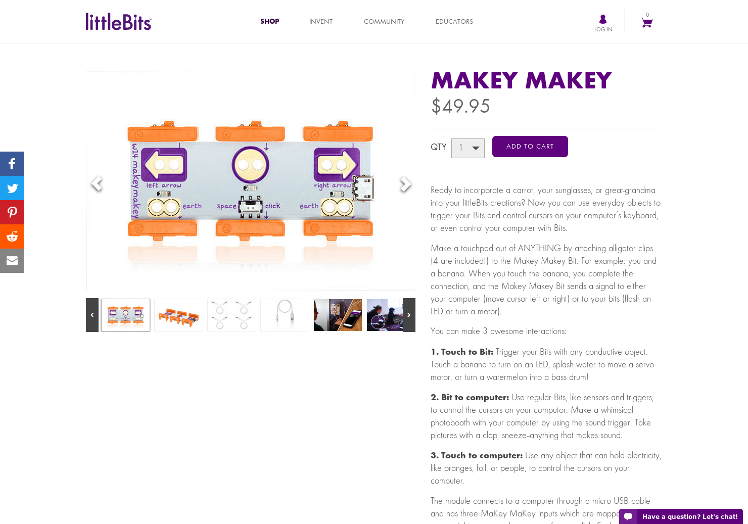 littleBits Makey Makey
