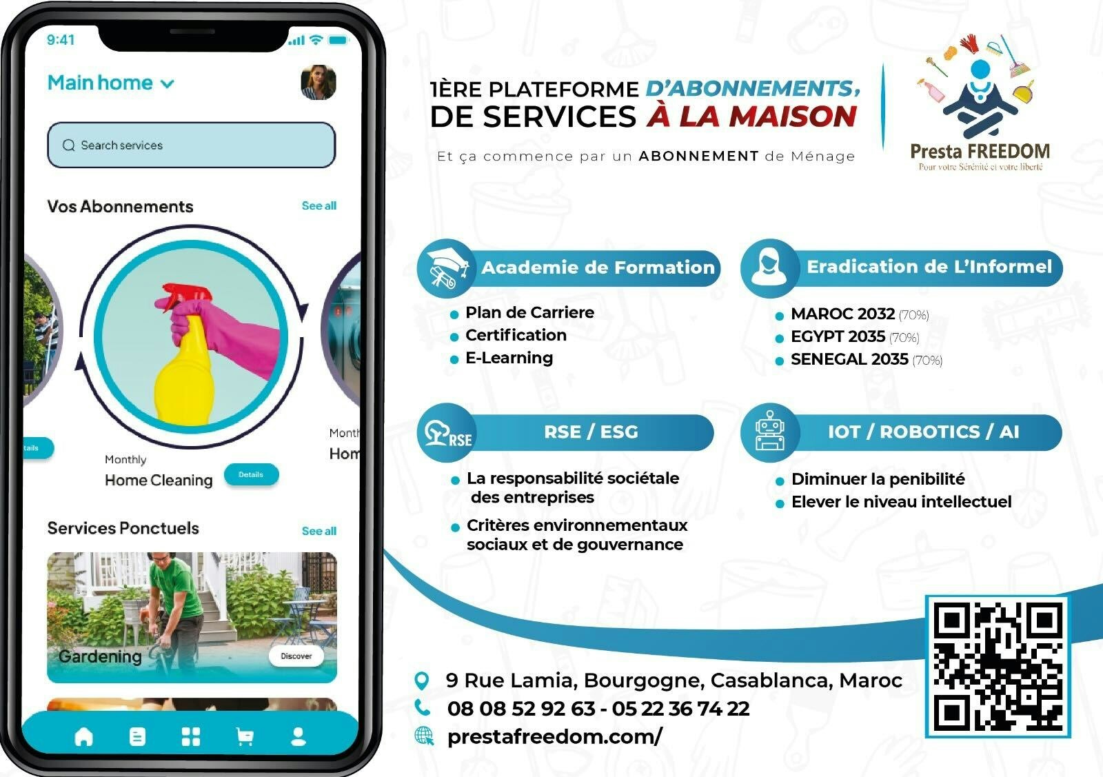 وسائط يوفر الحرية - منصة الاشتراك الشهرية للخدمات المنزلية. 2