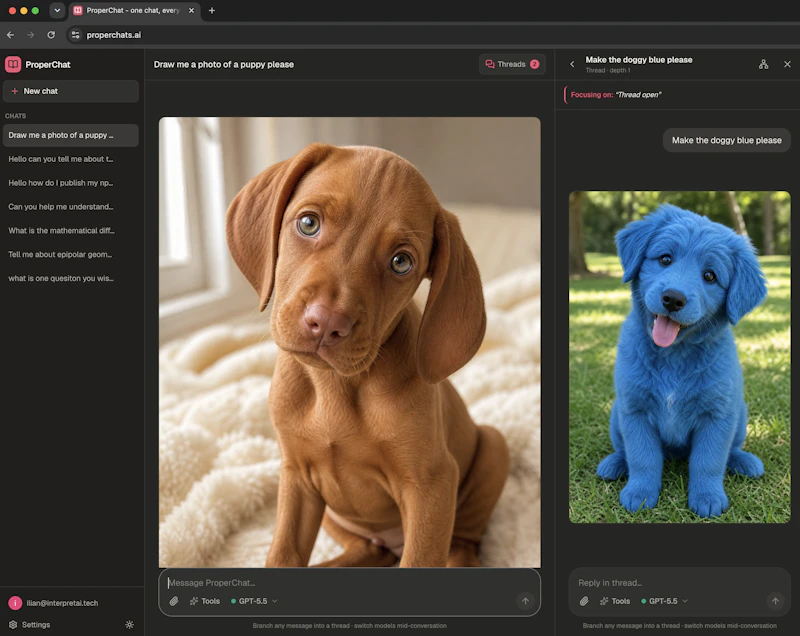 ProperChat screenshot 1