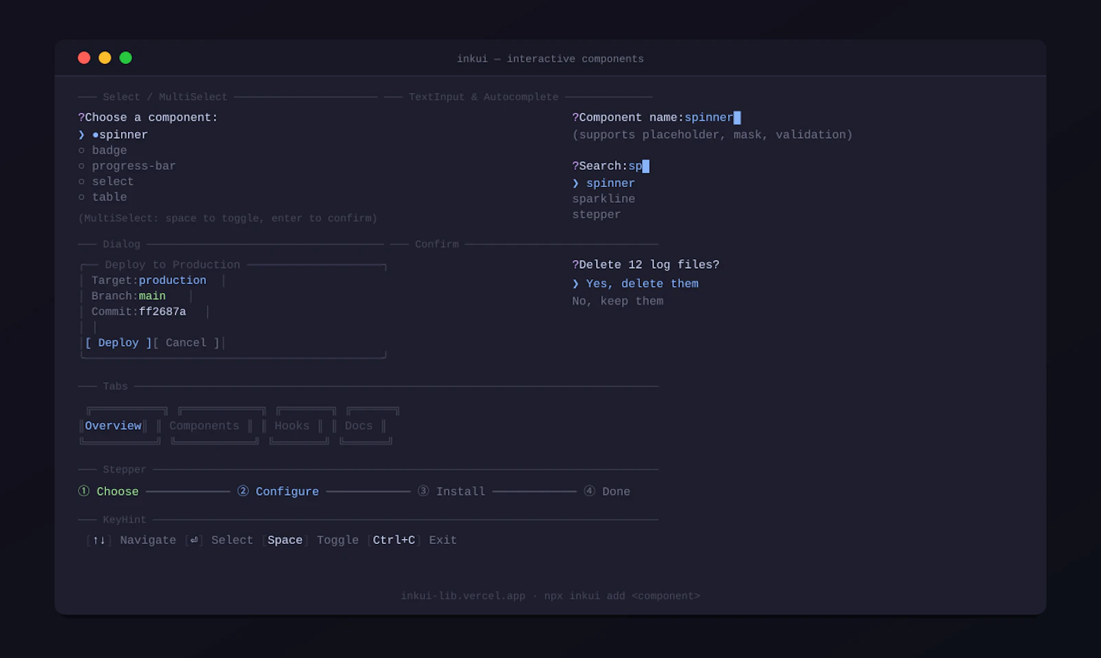 InkUI screenshot 5