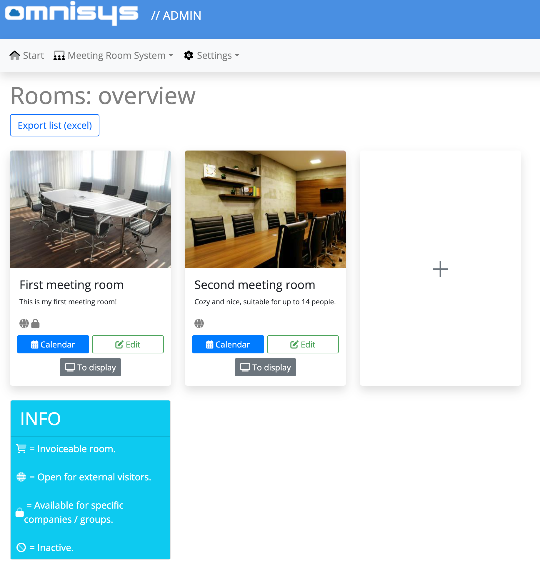 Mídia 2 de Omnisys: Software de reserva de sala de reuniões - Software da sala de reuniões
