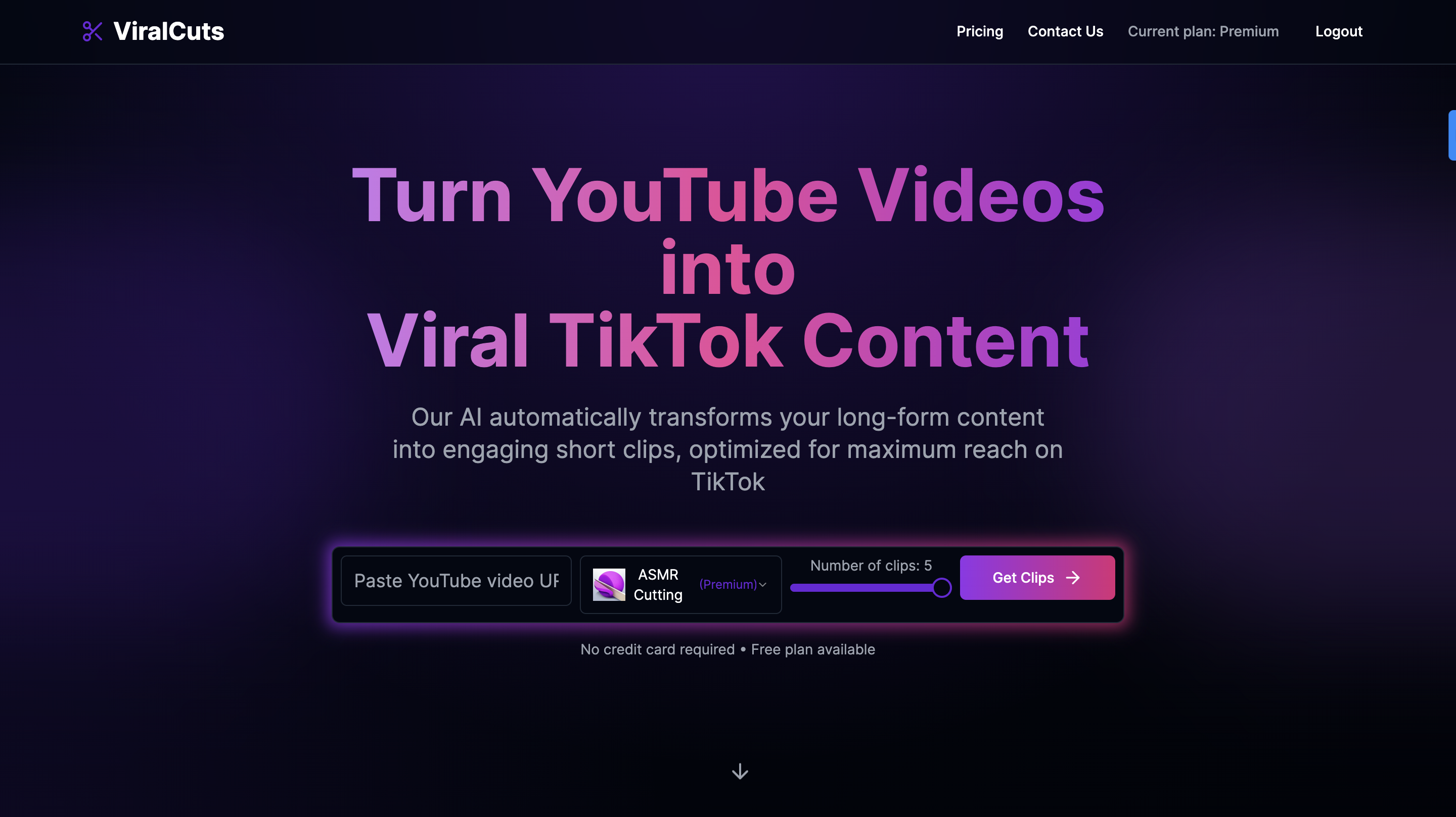 ViralCuts - Turn YouTube videos into viral TikTok clips in seconds. media 4