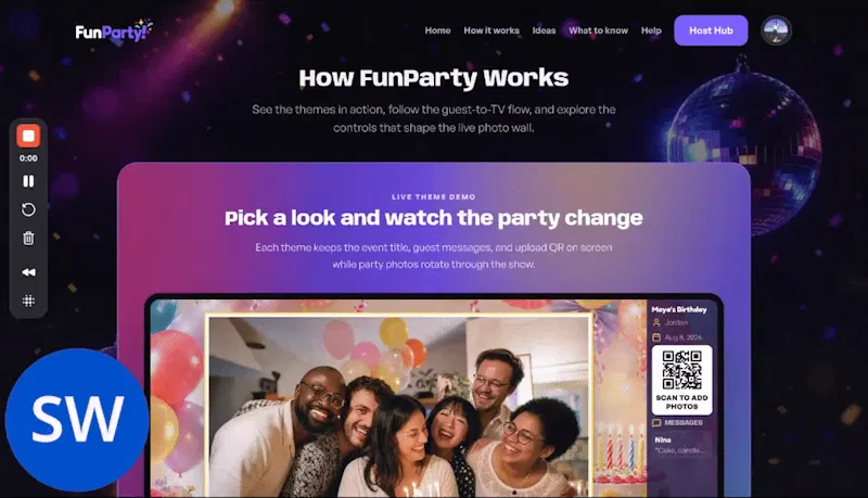 FunParty! screenshot 1 (video preview)
