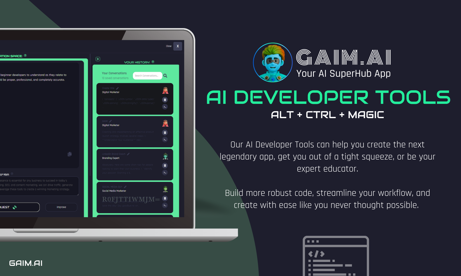 Gaim.ai Desktop App Medien 6