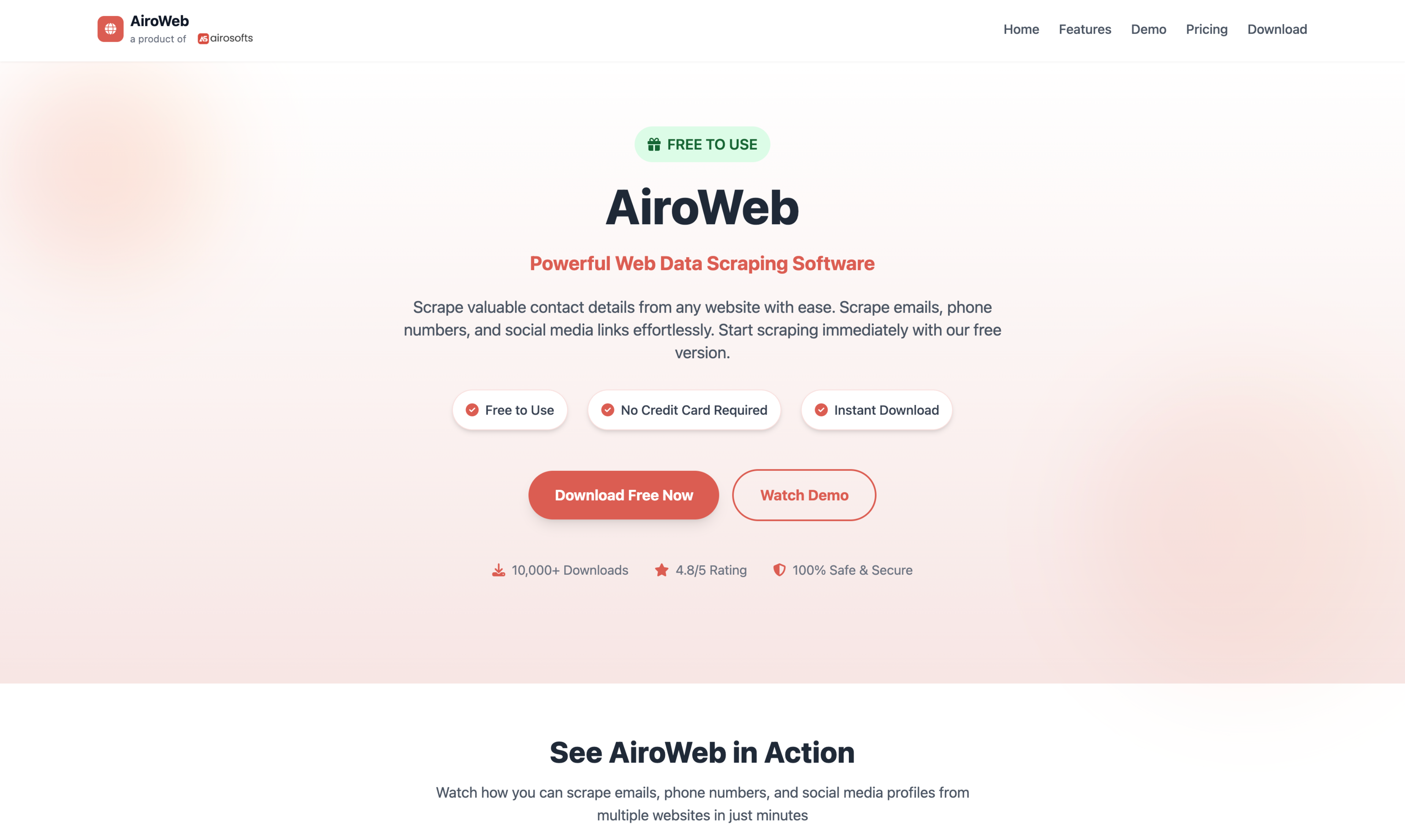 Airoweb - Güçlü Web Veri Kazma Yazılımı medya 4