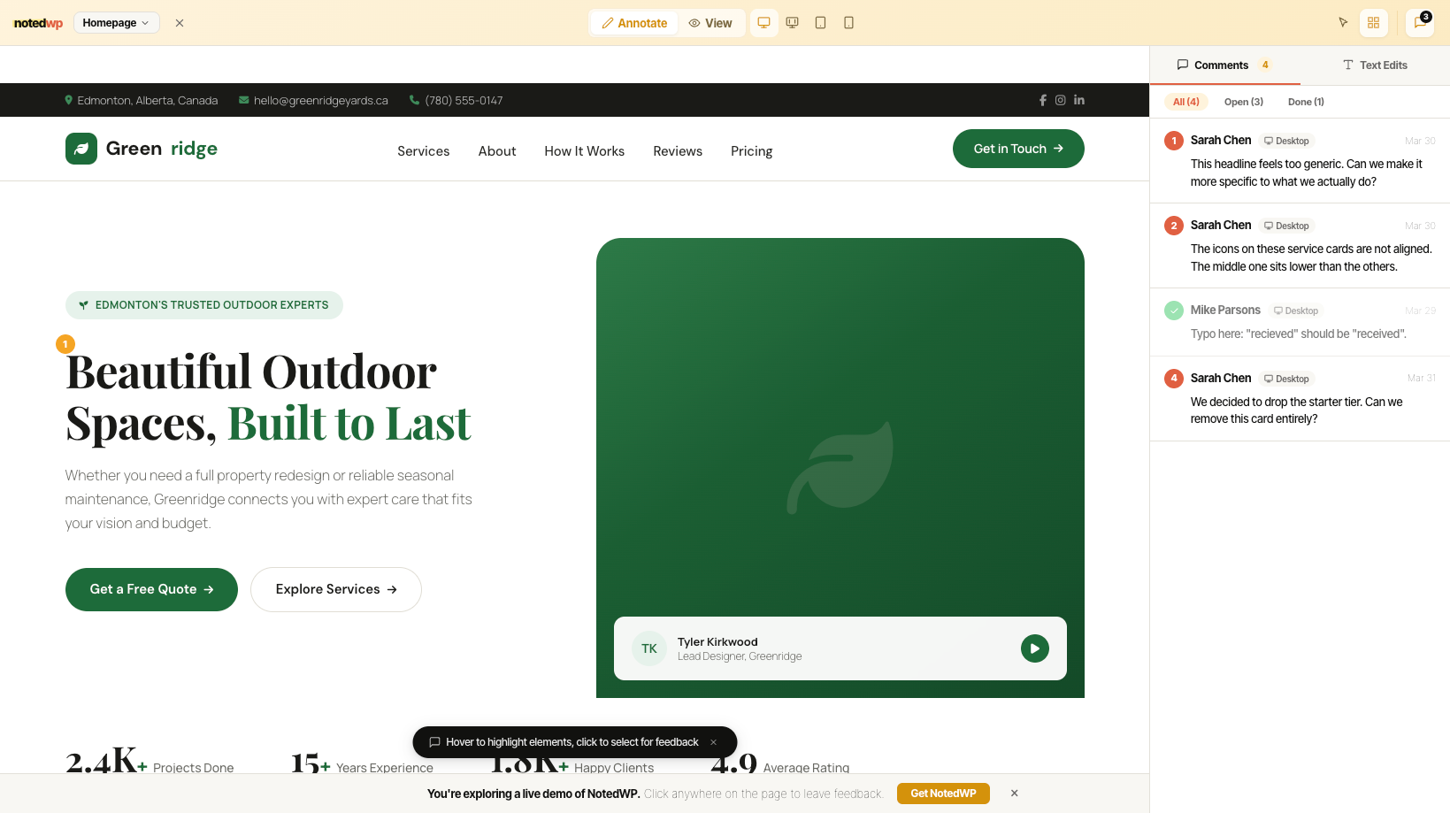 NotedWP gallery image