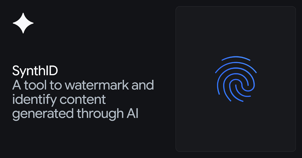 SynthID by Google DeepMind - Main product screenshot demonstrating key features and user interface