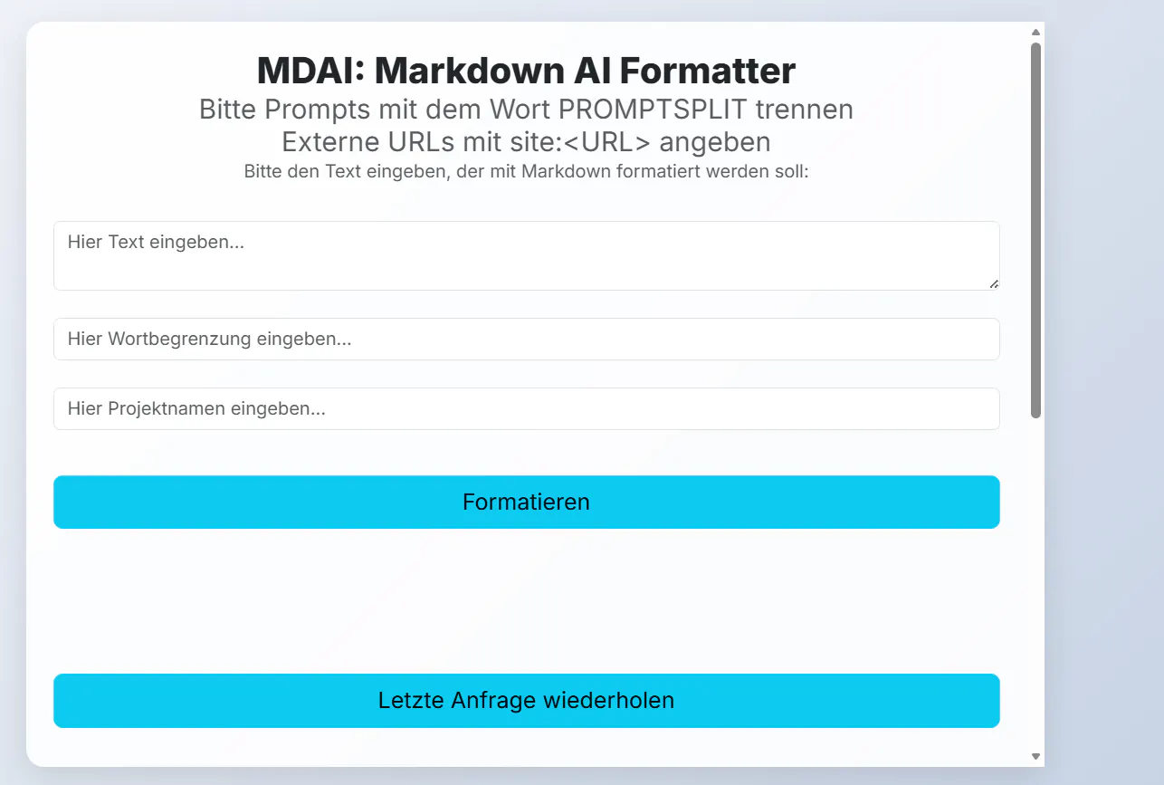 MDAI のプロダクトバナー