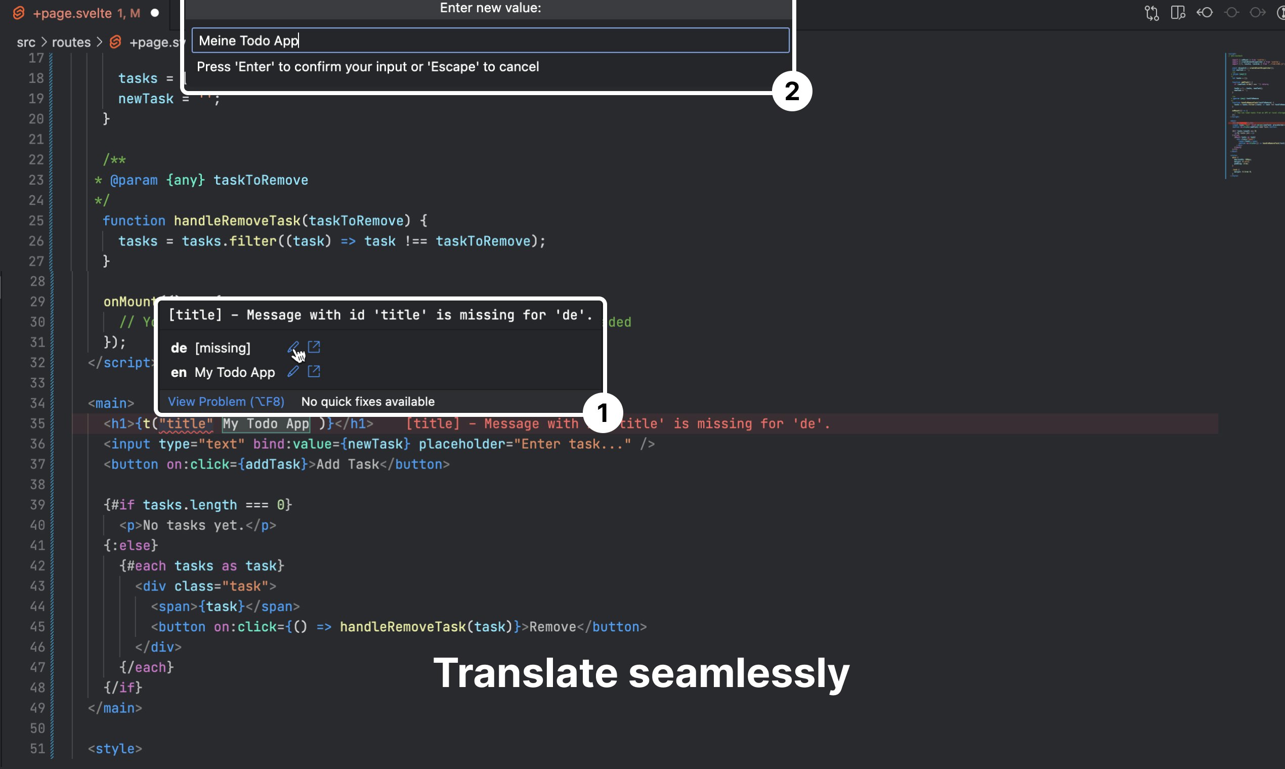 inlang VSCode Extension (Beta) media 3